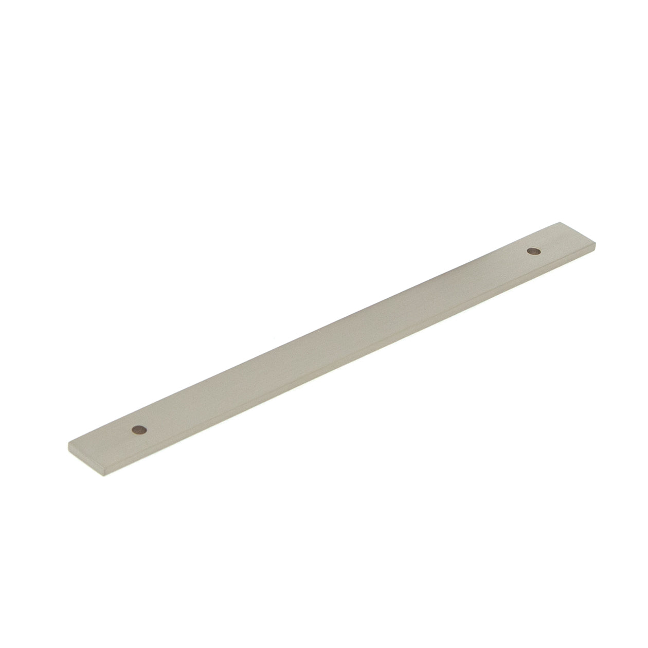 Momo BELLEVUE plain backplate for cabinet pull handle, shown in dark bronze finish, designed to complement modern kitchen cabinets.