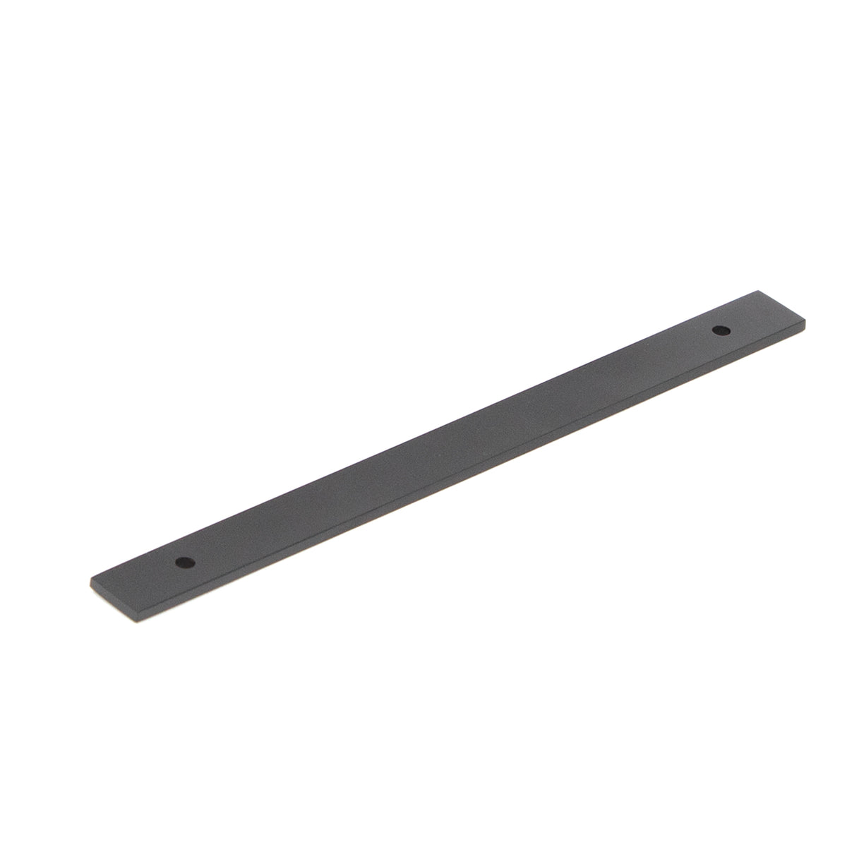 BELLEVUE 160MM SOLID BRASS PLAIN BACKPLATE MATT BLACK in Matt Black