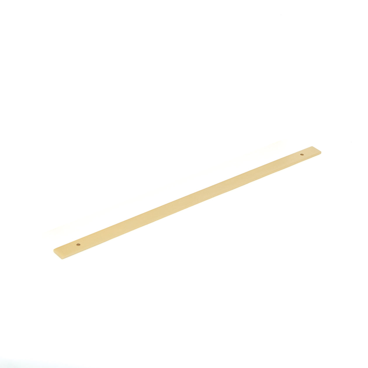 Momo BELLEVUE plain backplate for cabinet pull handle, shown in black finish, complements modern kitchen or furniture hardware.