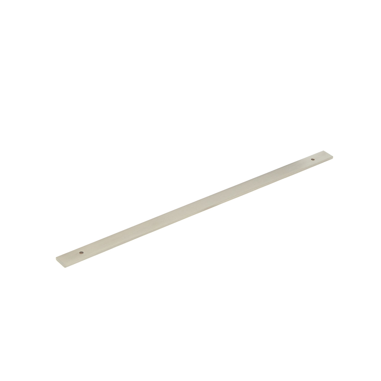 Momo Bellevue plain backplate for cabinet pull handle, showcasing a sleek, rectangular brushed dark bronze finish.