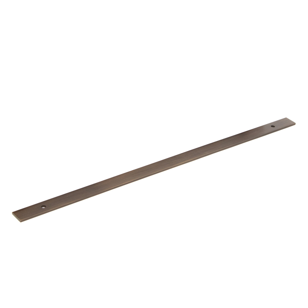 Momo Bellevue plain backplate for appliance pull handle, shown in bronze finish, designed to complement kitchen cabinet hardware.