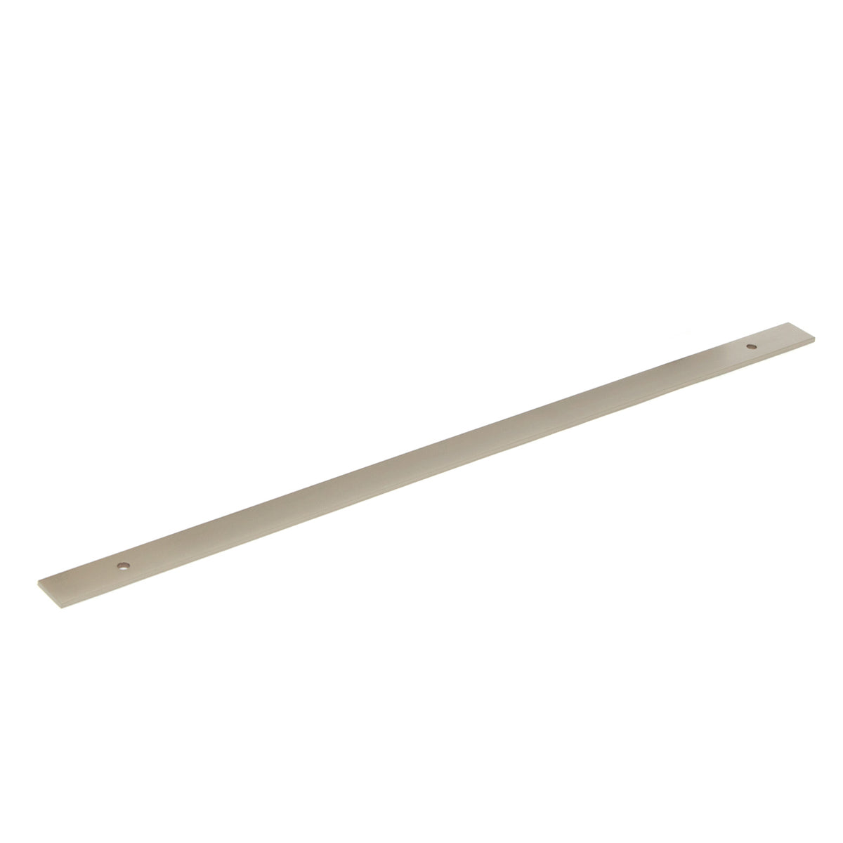 BELLEVUE 416MM SOLID BRASS PLAIN BACKPLATE DULL BRUSHED NICKEL in Dull Brushed Nickel