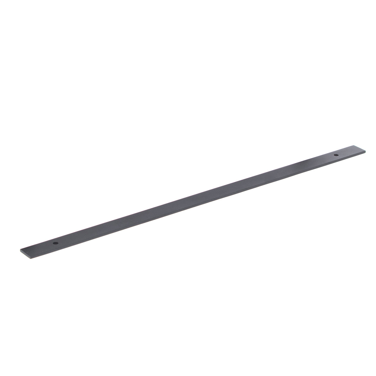 BELLEVUE 416MM SOLID BRASS PLAIN BACKPLATE MATT BLACK in Matt Black