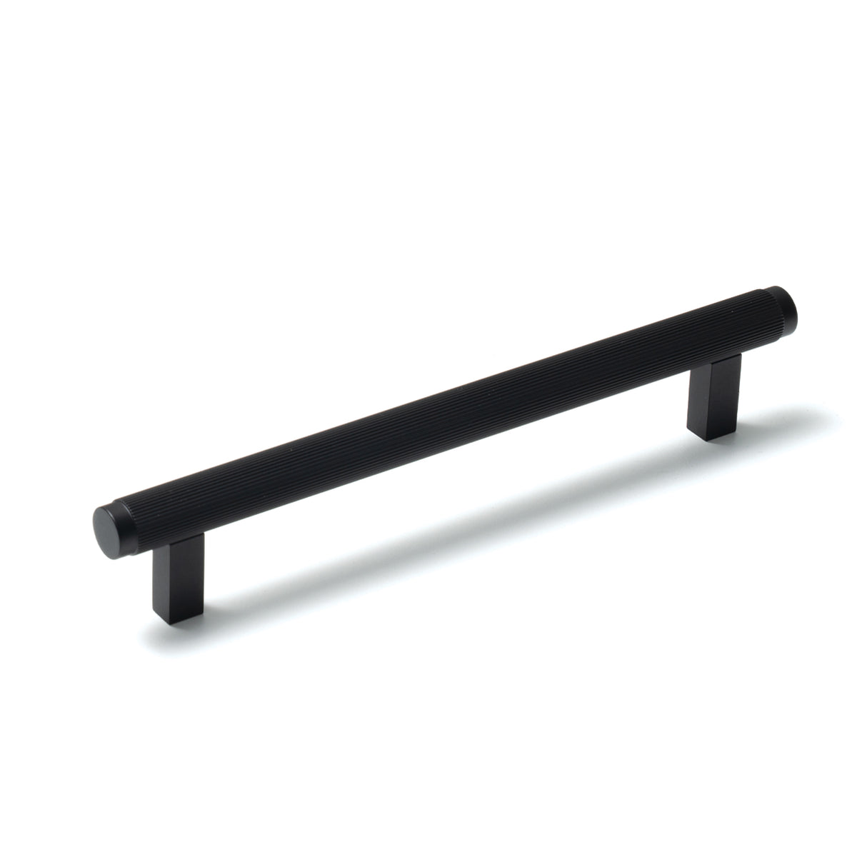 BELLEVUE 160MM SOLID BRASS LINED BAR PULL MATT BLACK in Matt Black