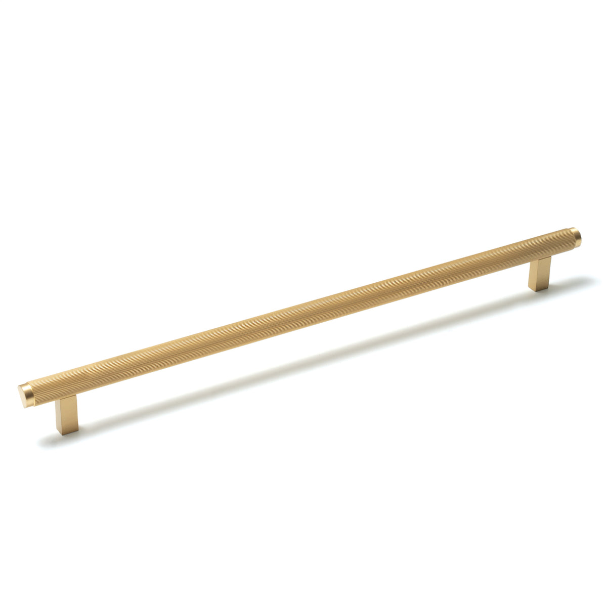 BELLEVUE 320MM SOLID BRASS LINED BAR PULL BRUSHED SATIN BRASS in Brushed Satin Brass