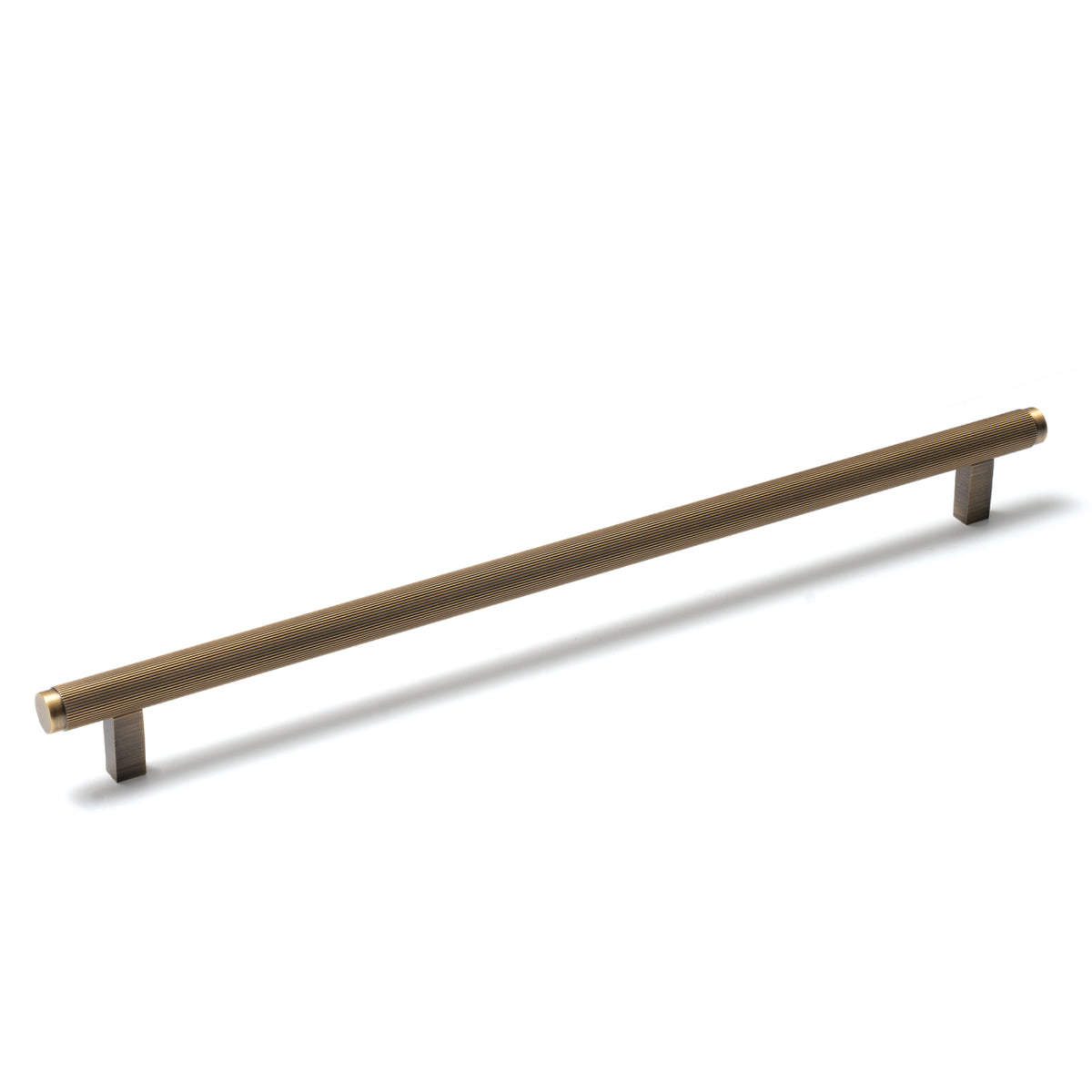 BELLEVUE 320MM SOLID BRASS LINED BAR PULL DARK BRUSHED BRASS in Dark Brushed Brass