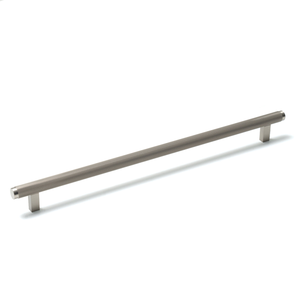 BELLEVUE 320MM SOLID BRASS LINED BAR PULL DULL BRUSHED NICKEL in Dull Brushed Nickel