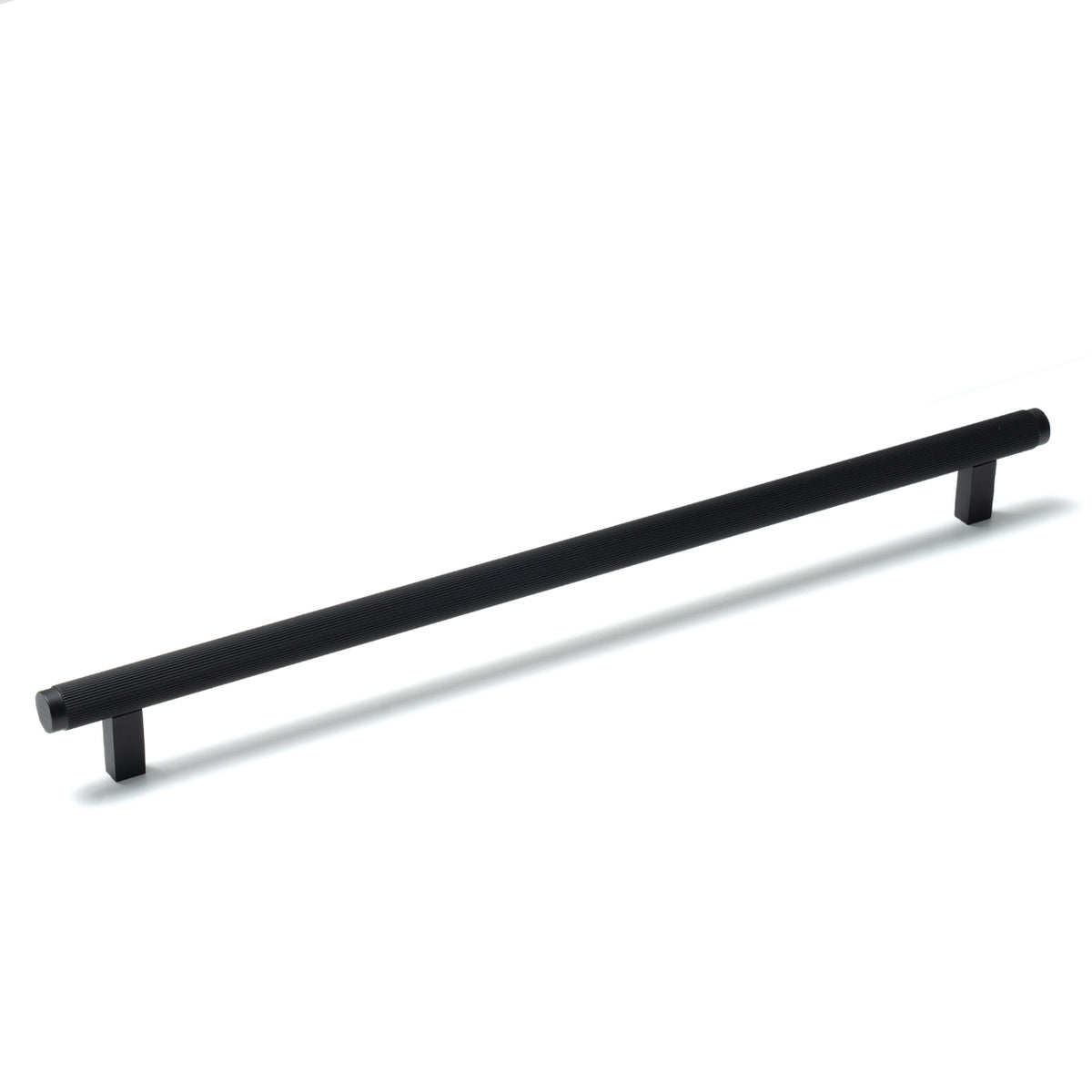 BELLEVUE 320MM SOLID BRASS LINED BAR PULL MATT BLACK in Matt Black