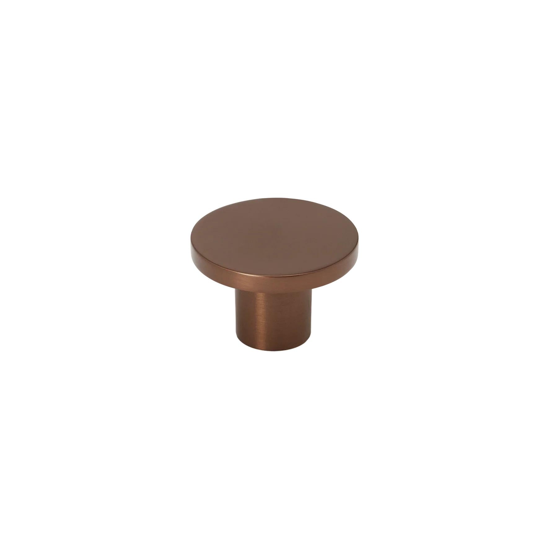 MOMO HANDLES COMO KNOB 26MM BRUSHED BRONZE in Brushed Bronze