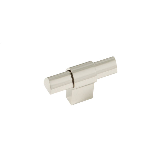 CASPER 60MM T KNOB POLISHED NICKEL in Polished Nickel