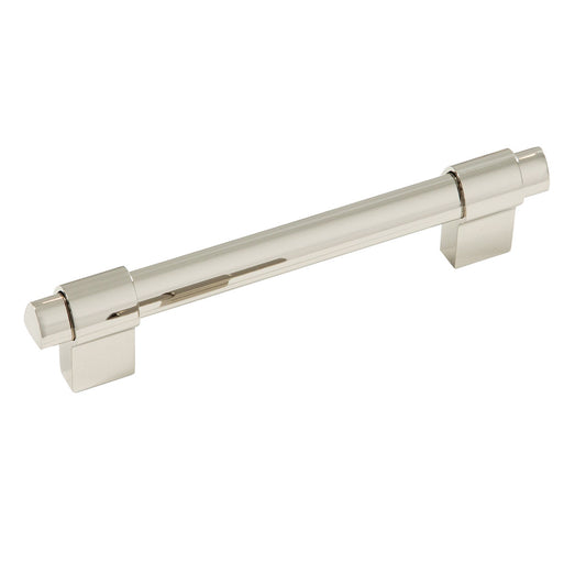 CASPER 128MM BAR HANDLE POLISHED NICKEL in Polished Nickel