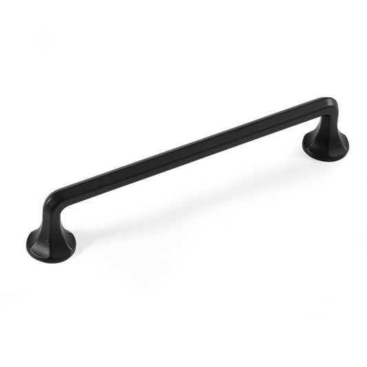 CASELLE D HANDLE 160MM MATT BLACK in Matt Black