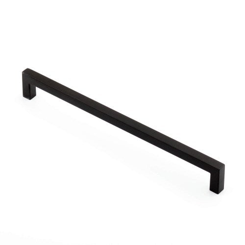 Castella Slate Cabinet Pull Handle in Matt Black