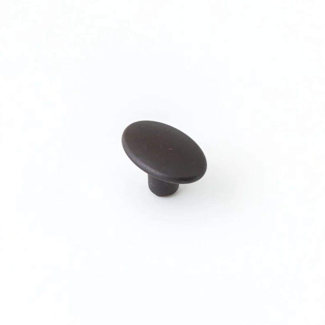Century 37mm Oval Knob in Antique Black