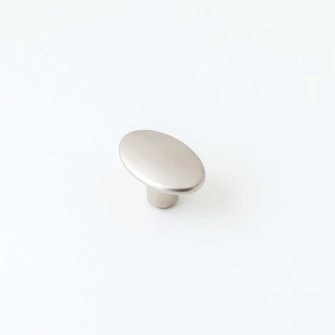 Century 37mm Oval Knob in Pewter