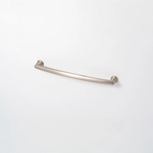 Decade 222mm Ridged Pull Handle in Brushed Nickel