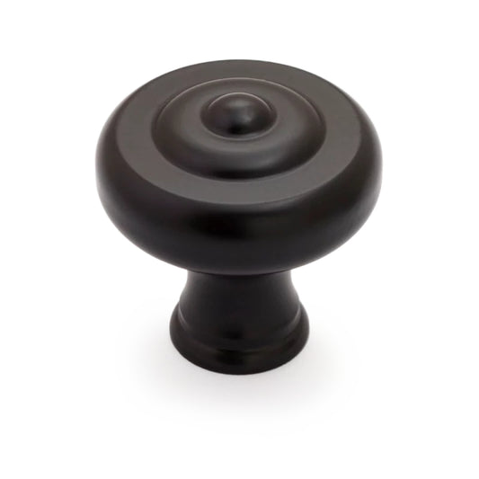 NOSTALGIA Decade 38mm Knob - Matt Black in Matt Black