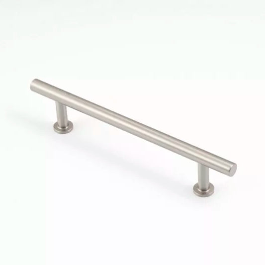 STATEMENT Strand 128mm Solid Brass Handle - Dull Brushed Nickel in Dull Brushed Nickel