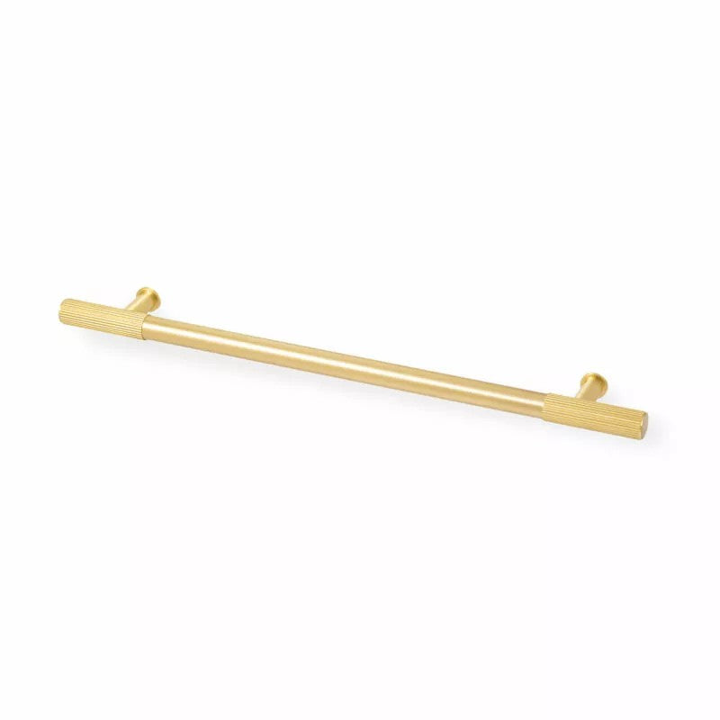 Ridge 450mm Door Pull - Rear Fix - Satin Brass in Satin Brass