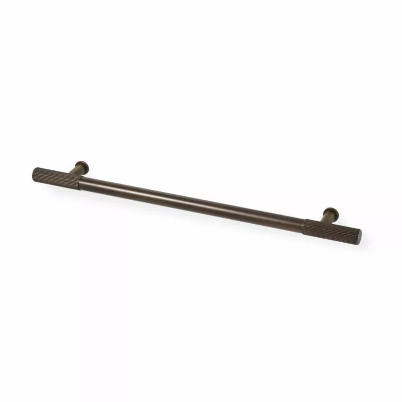 Ridge 450mm Door Pull - Rear Fix - Bronze in Bronze