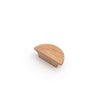 HYDROWOOD 90mm Tullah Semi-Circle Reclaimed Oak Handle - Tasmanian Oak in Tasmanian Oak