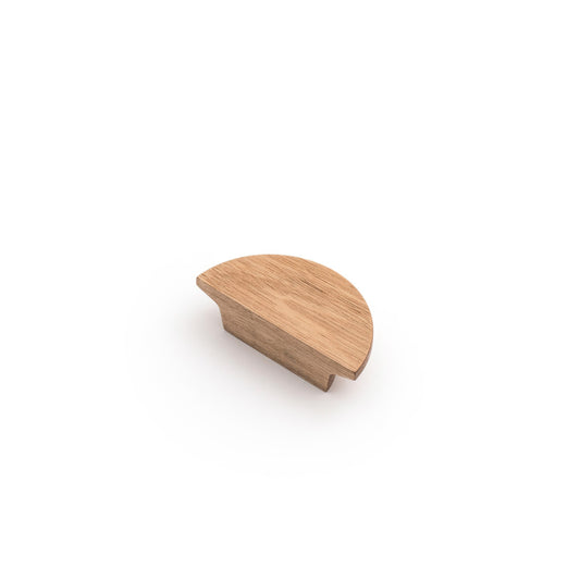 HYDROWOOD 90mm Tullah Semi-Circle Reclaimed Oak Handle - Tasmanian Oak in Tasmanian Oak