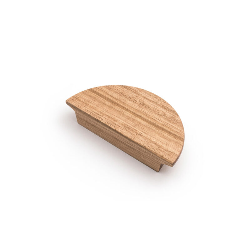 HYDROWOOD 140mm Tullah Semi-Circle Reclaimed Oak Handle - Tasmanian Oak in Tasmanian Oak