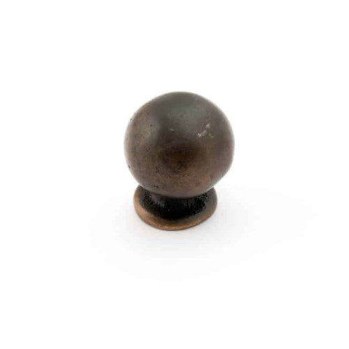 Cast Italiana Knob in Dark Bronze