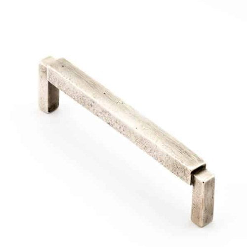 Castella Cast Prism Cabinet Pull Handle in Silver