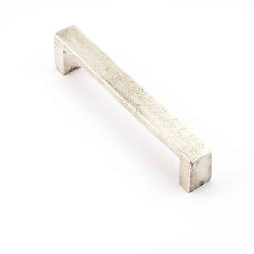 Castella Cast D-Pull Cabinet Pull Handle in Silver