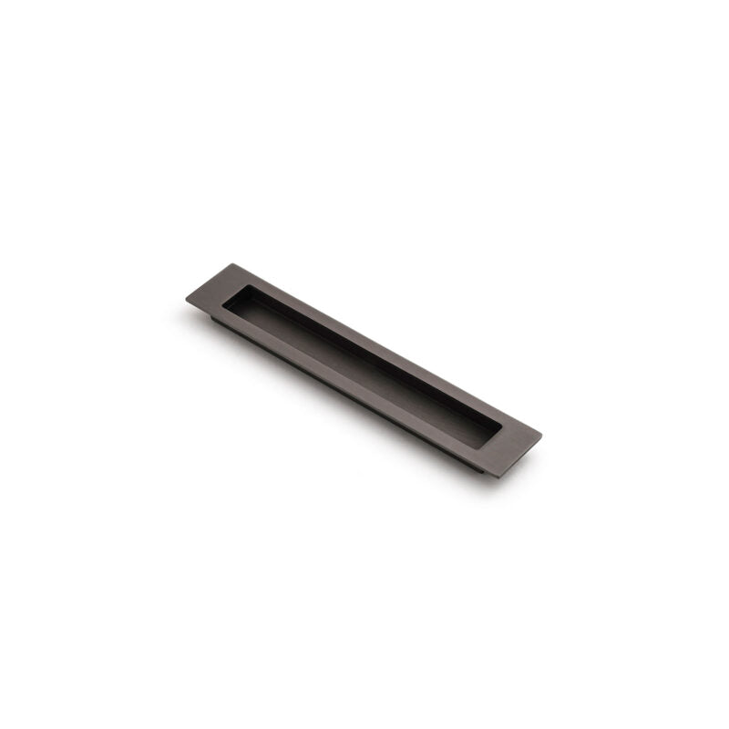 MINIMAL Slate 200mm Flush Pull - Gunmetal in Gun Metal