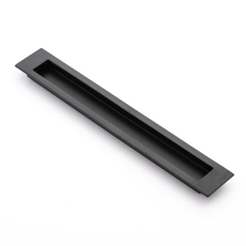 Slate Flush Pull in Matt Black