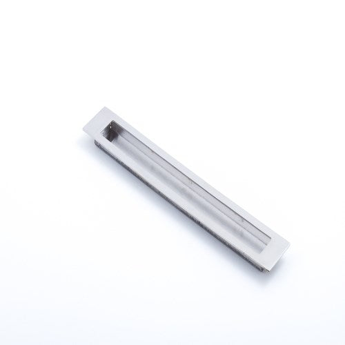 Slate Flush Pull in Satin Stainless