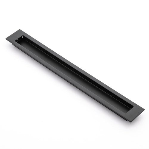 Slate Flush Pull in Matt Black