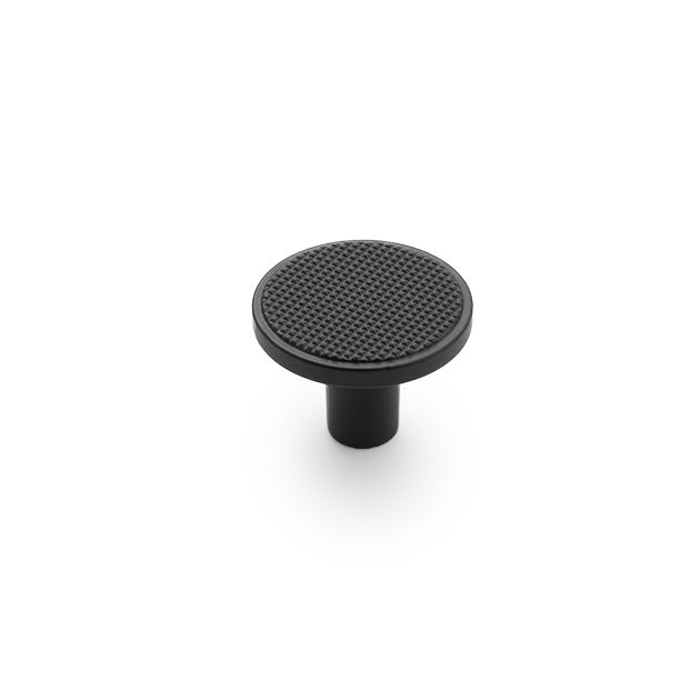 STATEMENT Monaco 30mm Round Knob - Matt Black in Matt Black