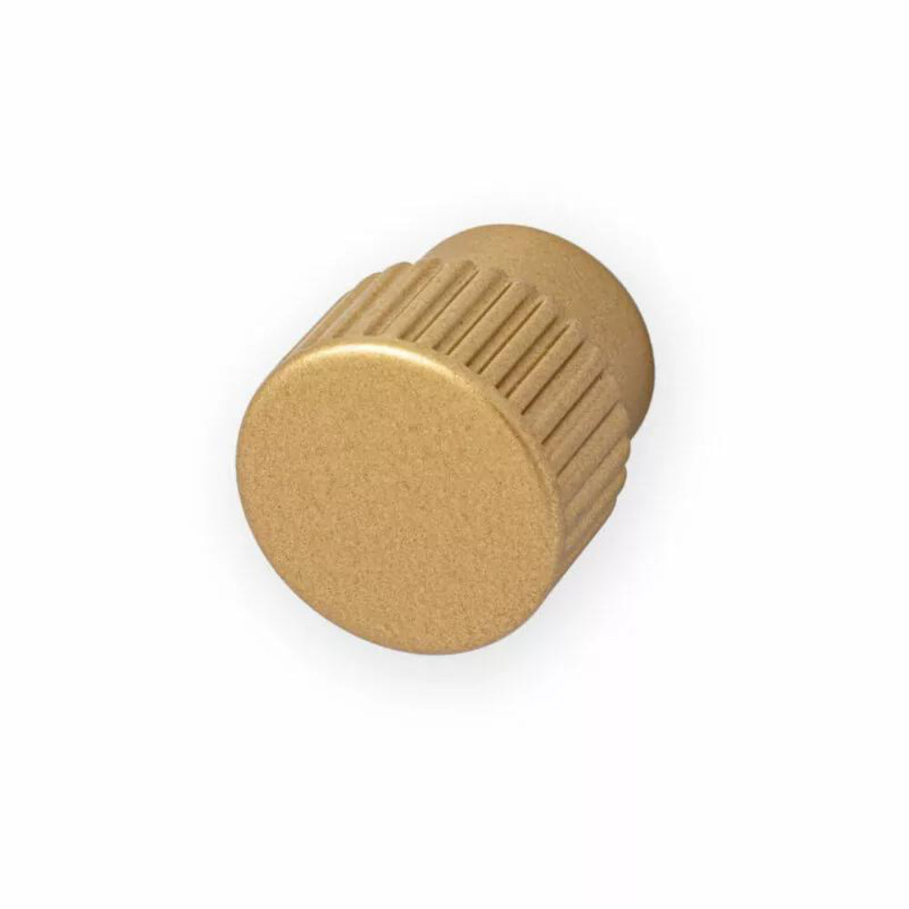 Cascade 25mm Round Knob in Matt Gold