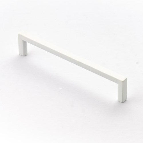 Castella Dune Cabinet Pull Handle in Matt White