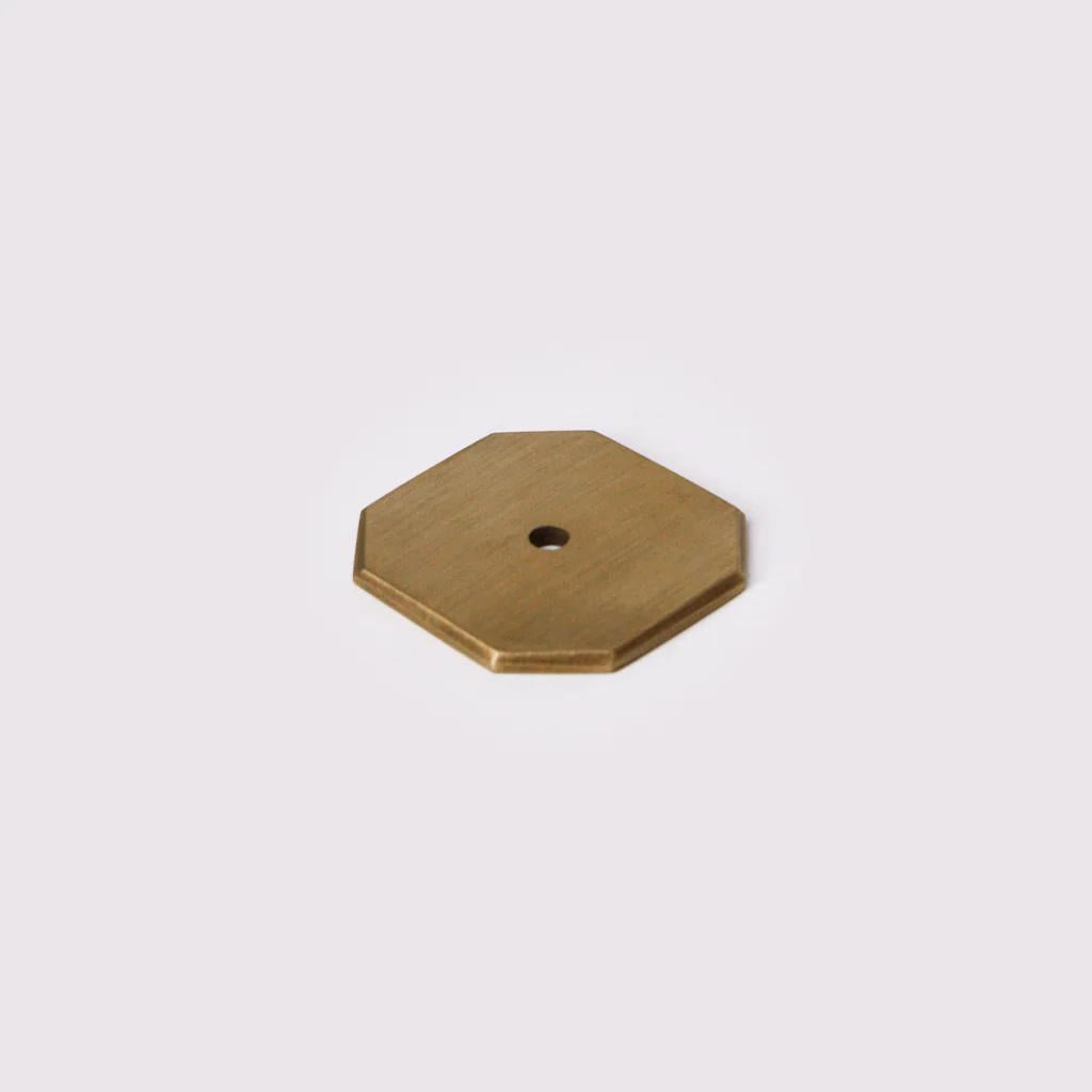 Audrey Backplate - Acid Washed Brass in Acid Washed Brass
