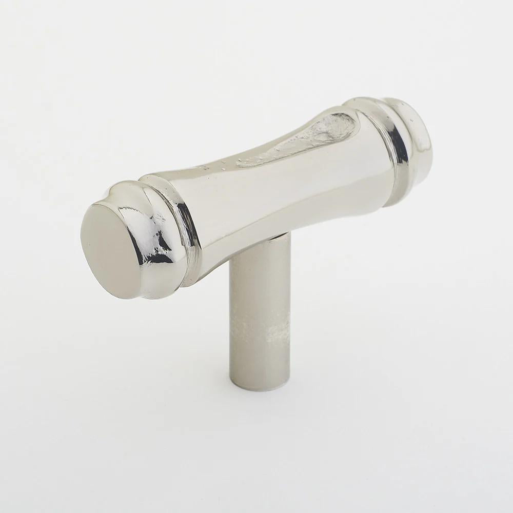 Bamboo T-Bar - Polished Nickel in Polished Nickel
