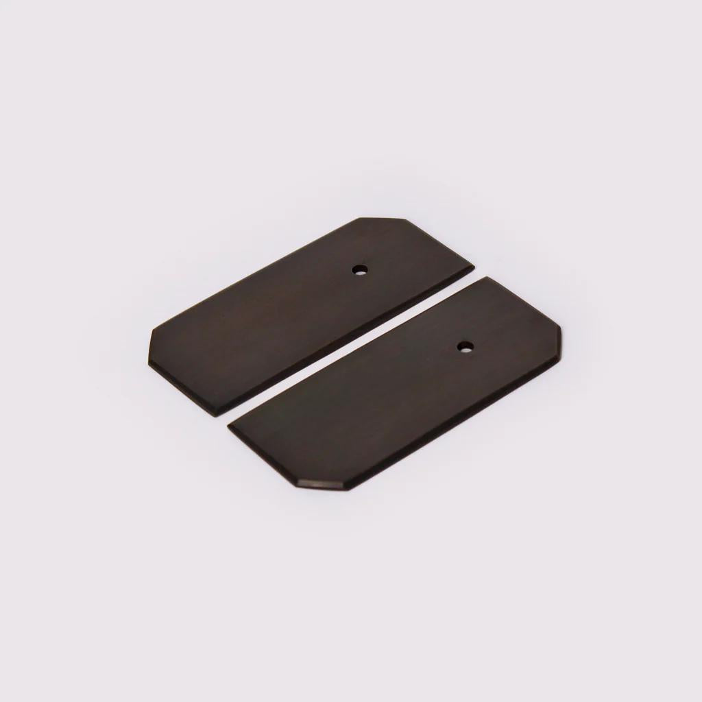 Fred & Ginger Backpate - Antique Bronze in Antique Bronze