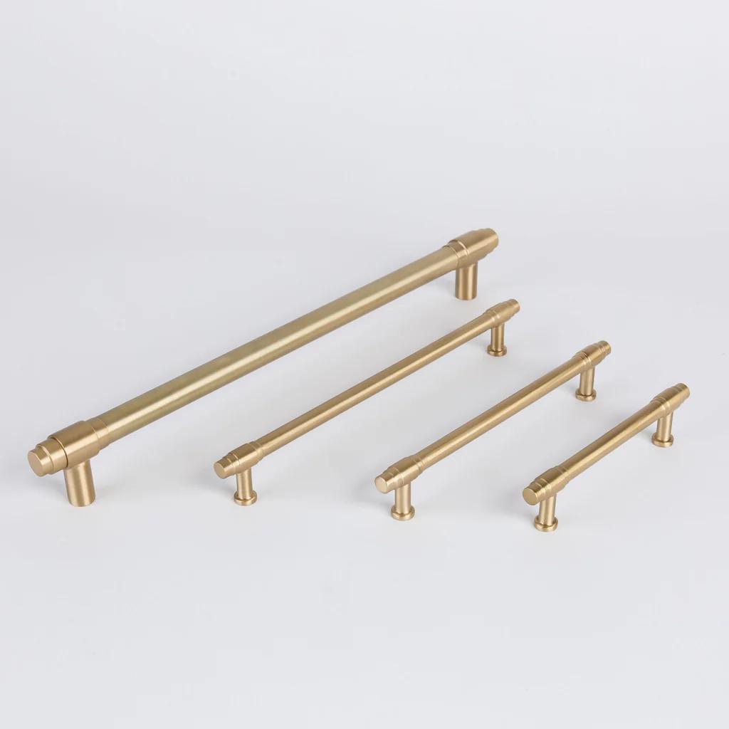 Georgia Handle -128mm Burnished Brass in Burnished Brass