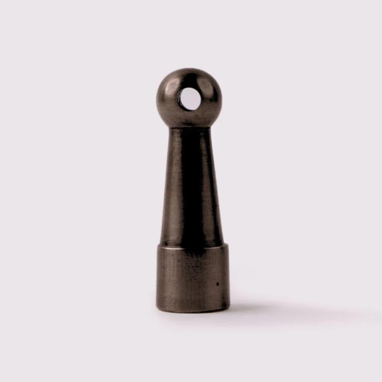Gallery Rail Middle Post - Antique Bronze in Antique Bronze