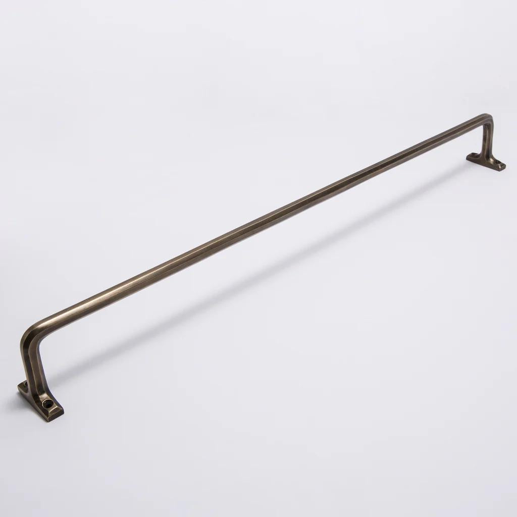 Henley 600mm Rail - Acid Washed Brass in Acid Washed Brass