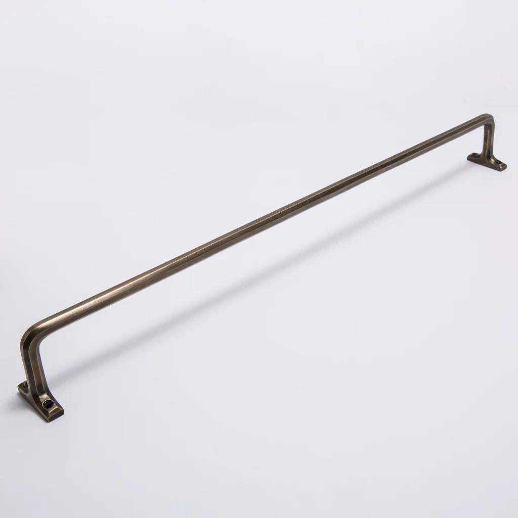 Henley 600mm Rail - Acid Washed Brass in Acid Washed Brass