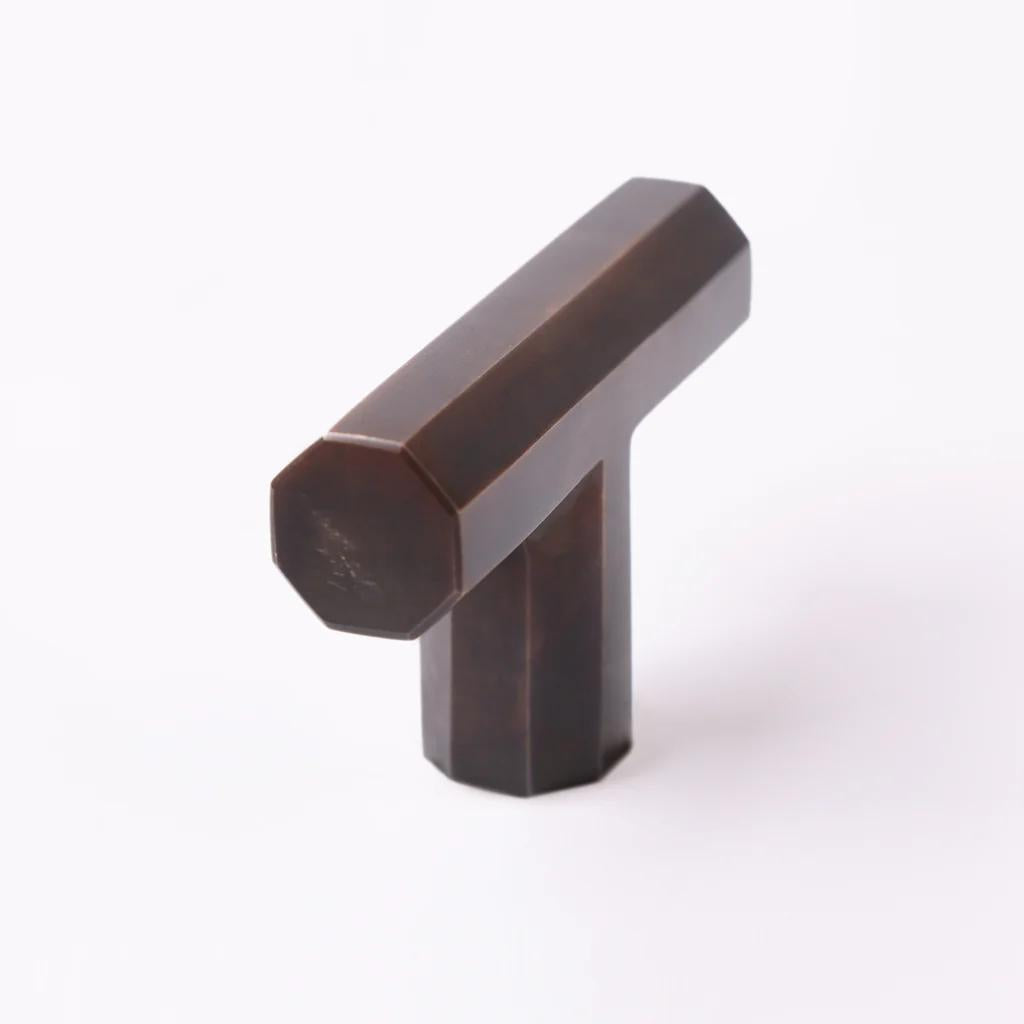 Henley T-Bar - Antique Bronze in Antique Bronze