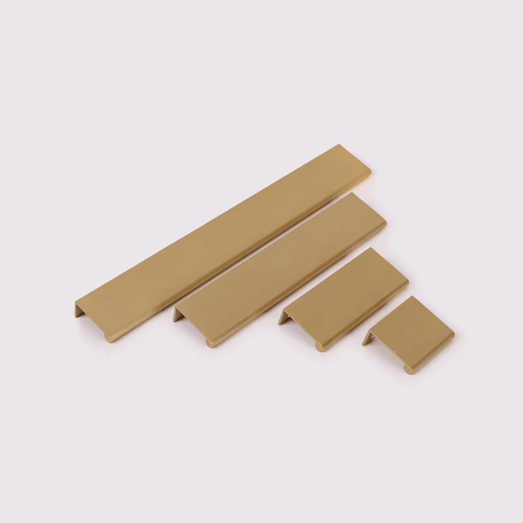 HH x Ren Lip Pull - 100mm Burnished Brass in Burnished Brass