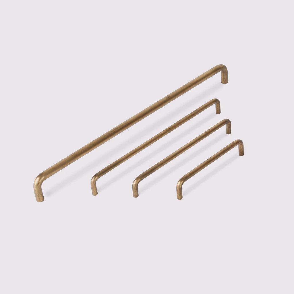 HH x Ren 128mm Handle - Acid Washed Brass in Acid Washed Brass