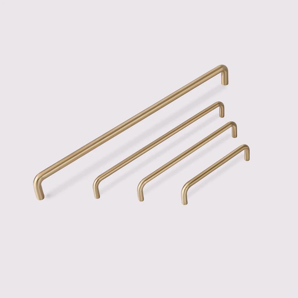 HH x Ren 128mm Handle - Burnished Brass in Burnished Brass
