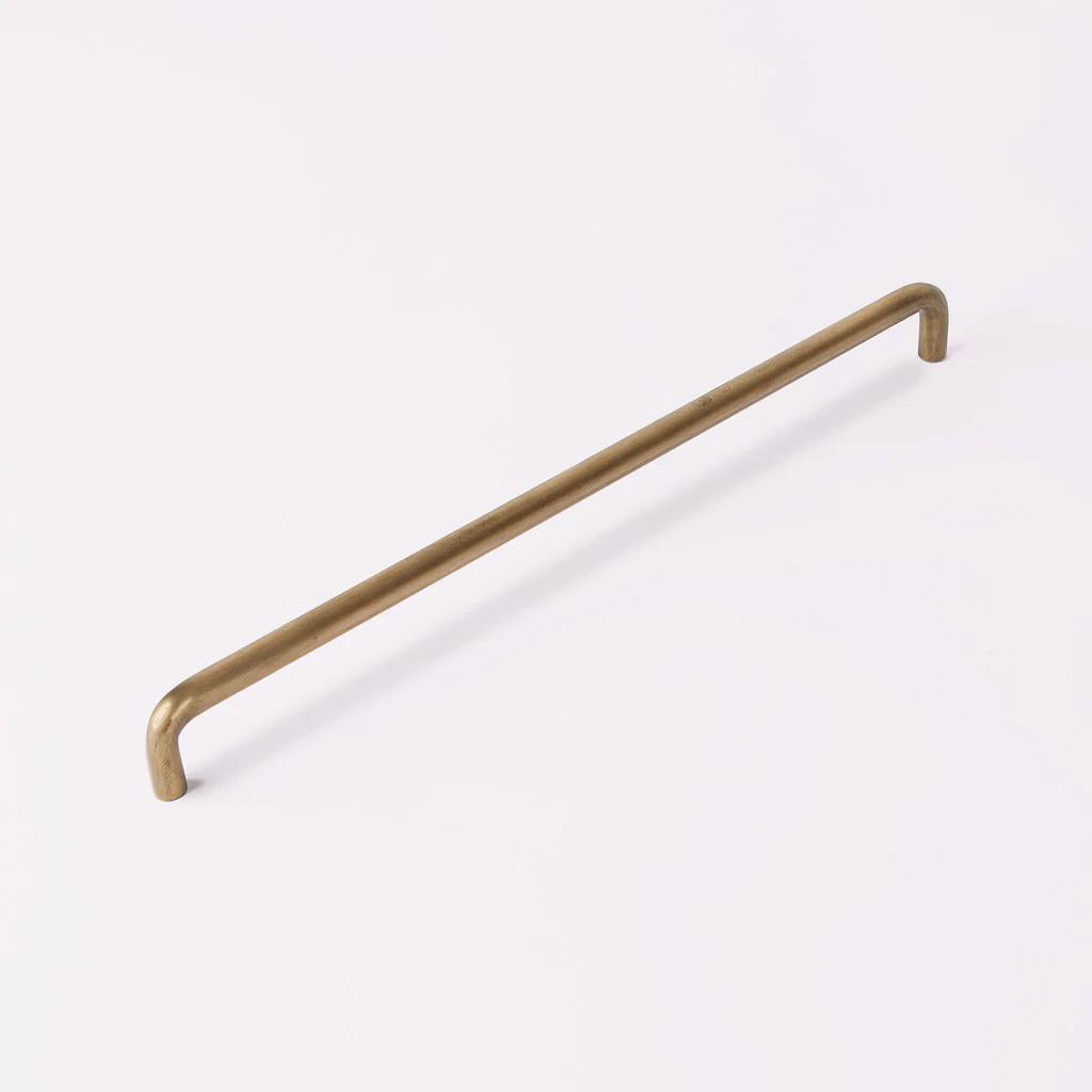 HH x Ren Appliance Pull - Acid Washed Brass in Acid Washed Brass