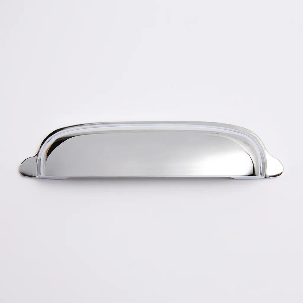 Halifax Hooded Cup Pull - Polished Chrome in Polished Chrome